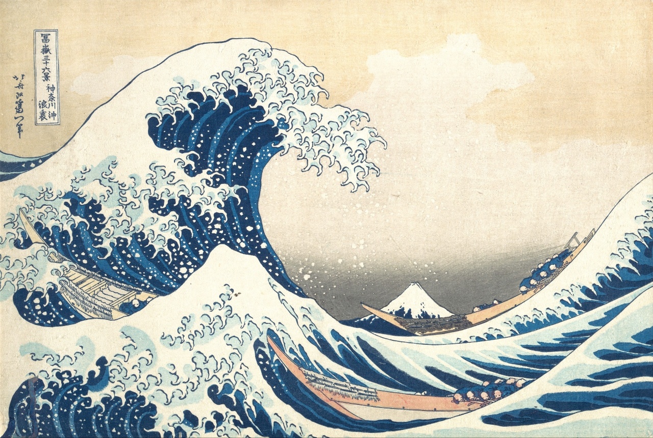 La Grande Onda di Kanagawa di Hokusai