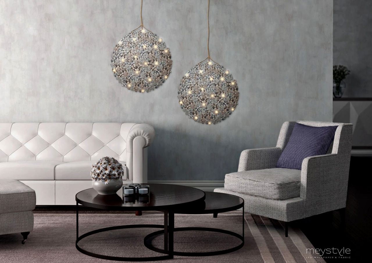 LED wallpaper Chandelier by Meystyle