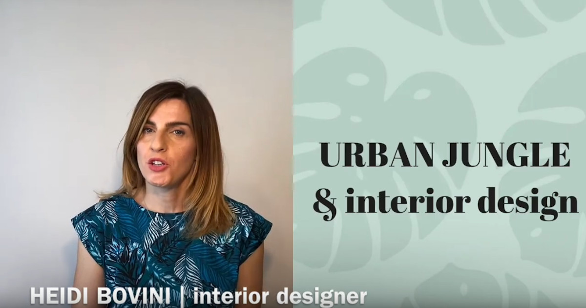 stile urban stile jungle nell'interior design